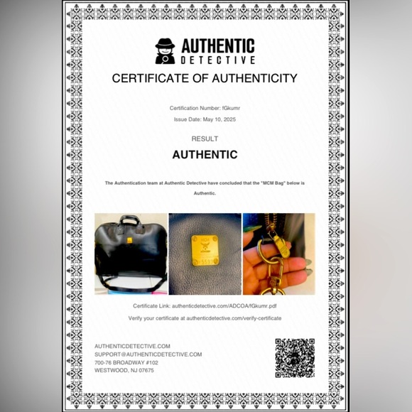 MCM Traveler Weekender Bag w/Adjustable Strap and COA, Vintage. EUC - Picture 16 of 16